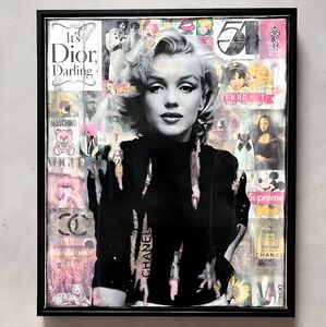 Marilyn Monroe 8.5"×11" Framed Wall Art